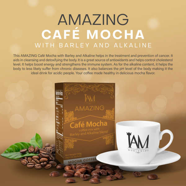 Amazing Cafe Mocha with Barley and Alkaline